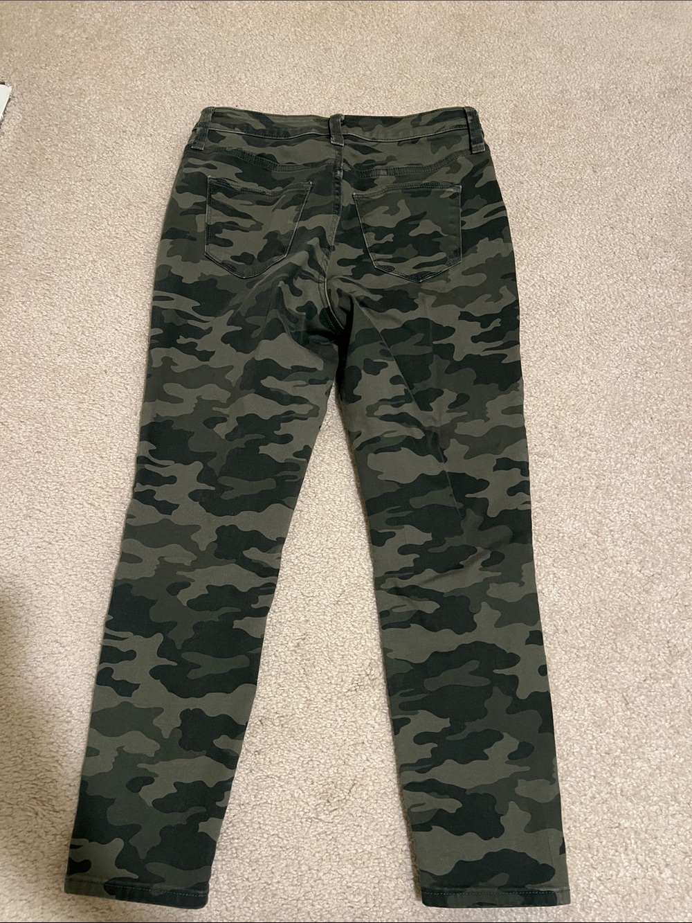 Universal Thread Women's Camo Skinny Jeans - Green/Black - Picture 2 of 4